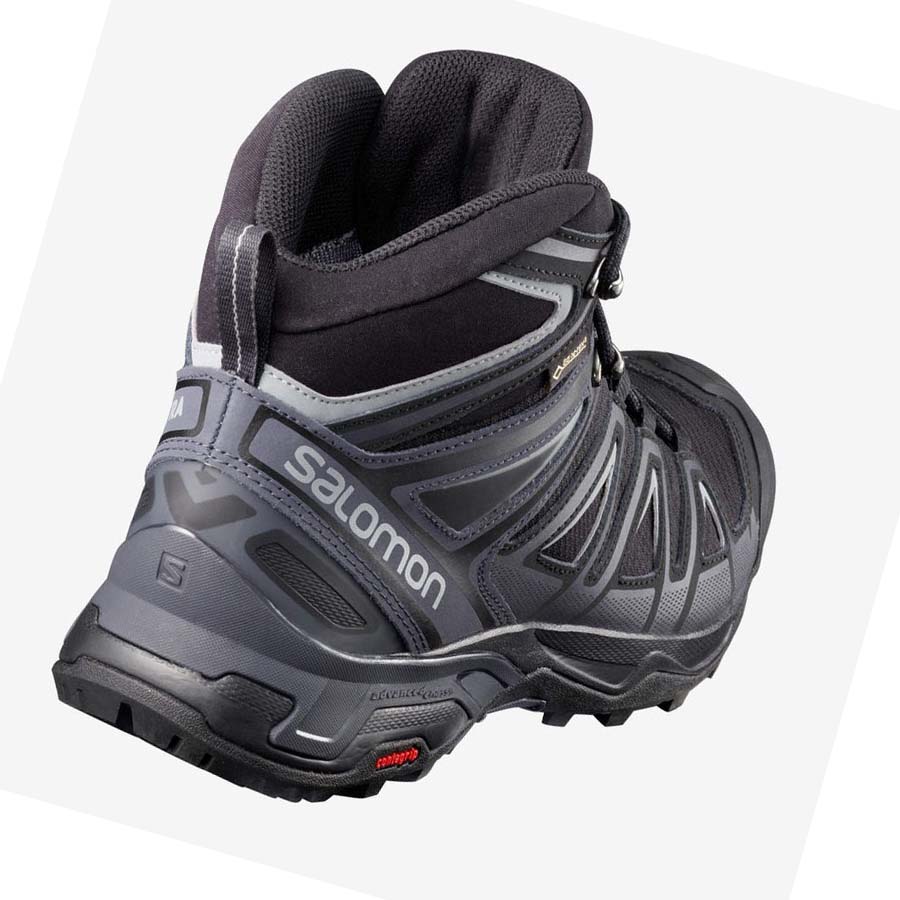 Salomon X ULTRA 3 MID GORE-TEX Erkek Yürüyüş Ayakkabısı Gri Siyah | TR 3576DFM